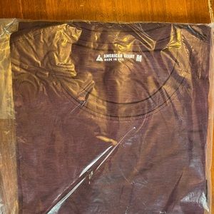 American Giant Premium Slub Crew Tee- Black Amber color